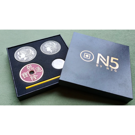 N5 RED Coin Set by N2G - Trick wwww.magiedirecte.com