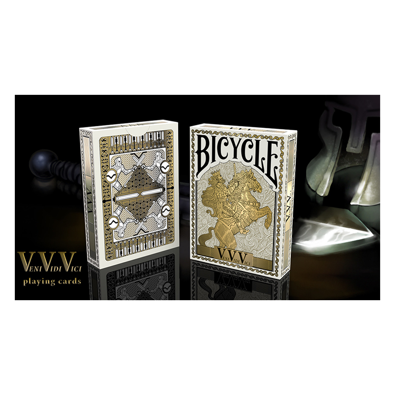 BICYCLE VENIVIDIVICI METALLIC - Collectable Playing Cards wwww.magiedirecte.com