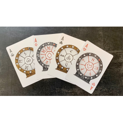 Gilded Bicycle Rune Playing Cards wwww.magiedirecte.com