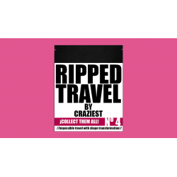 RIPPED TRAVEL (Red Gimmicks and Online Instruction) by Craziest - Trick wwww.magiedirecte.com