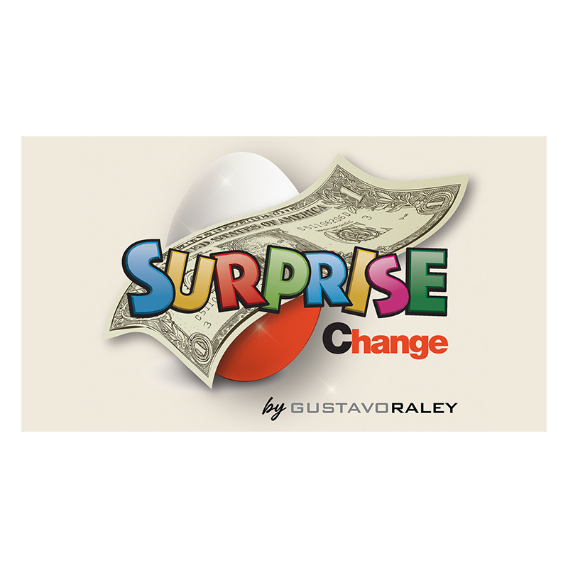 Surprise Change (Gimmicks and Online Instructions) by Gustavo Raley - Trick wwww.magiedirecte.com