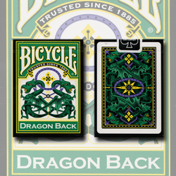 Bicycle Dragon Vert by Gamblers Warehouse wwww.magiedirecte.com