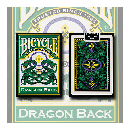 Bicycle Dragon Green by Gamblers Warehouse wwww.magiedirecte.com