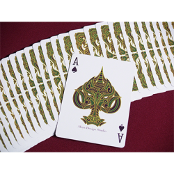 Unicorn Playing cards (Emerald)by Aloy Design Studio USPCC wwww.magiedirecte.com