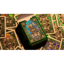 London Diffractor Emerald Playing Cards wwww.magiedirecte.com
