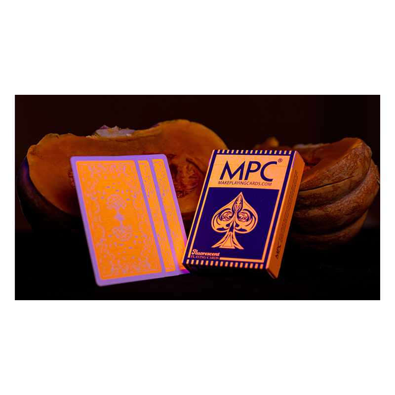 Fluorescent (Pumpkin Edition) Playing Cards wwww.magiedirecte.com