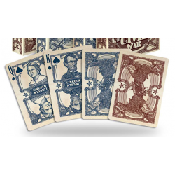 Bicycle Civil War Deck (Blue) by US Playing Card Co - Trick wwww.magiedirecte.com