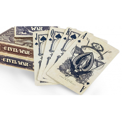 Bicycle Civil War Deck (Bleu) by US Playing Card Co - Trick wwww.magiedirecte.com