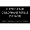 PLAYING CARD CELLOPHANE REFILLS - (50 Pièces) wwww.magiedirecte.com