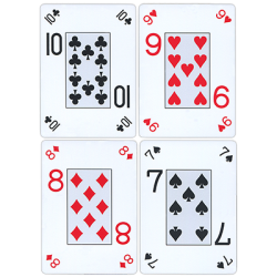 Fournier plastic Playing Cards Large Pips (blue) wwww.magiedirecte.com