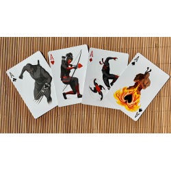 Gilded Bicycle Ninja Playing Cards wwww.magiedirecte.com