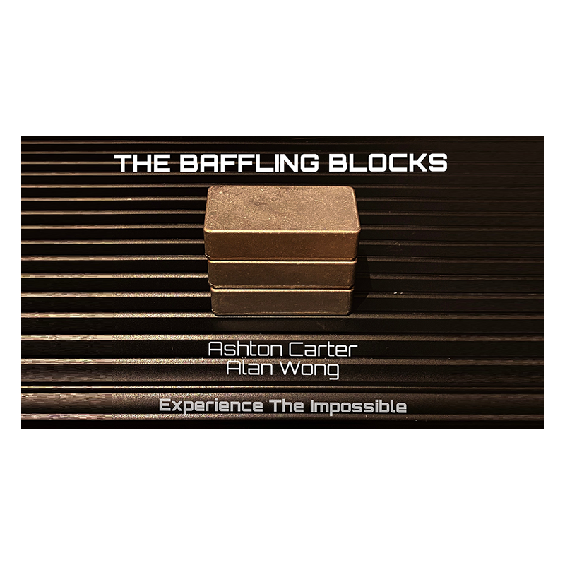 The Baffling Blocks by Alan Wong and Ashton Carter - Trick wwww.magiedirecte.com