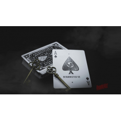 Resurrected V2 (Black) Playing Cards By Abraxas wwww.magiedirecte.com