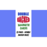 CARTES MAGNETIQUES - (2 Cartes/Double Dos Bleu) wwww.magiedirecte.com