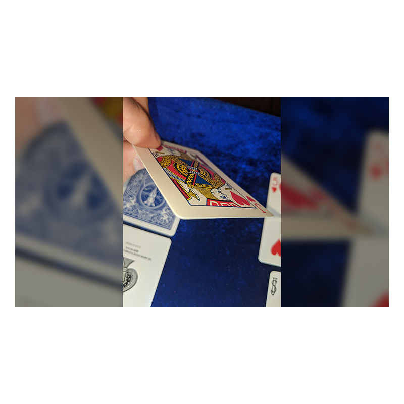 Magnetic Cards 2 Packblue By Chazpro Magic Trick 6809