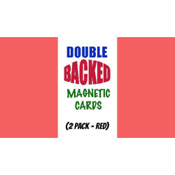 Magnetic Cards (2 pack/Red) by Chazpro Magic. - Trick wwww.magiedirecte.com