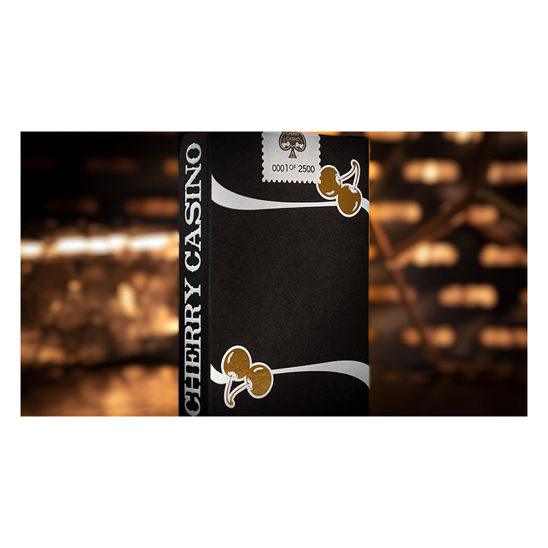 CHERRY CASINO - (Monte Carlo Black /Gold) Numbered Seals wwww.magiedirecte.com