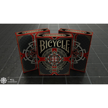 Bicycle Stronghold Crimson Playing Cards wwww.magiedirecte.com