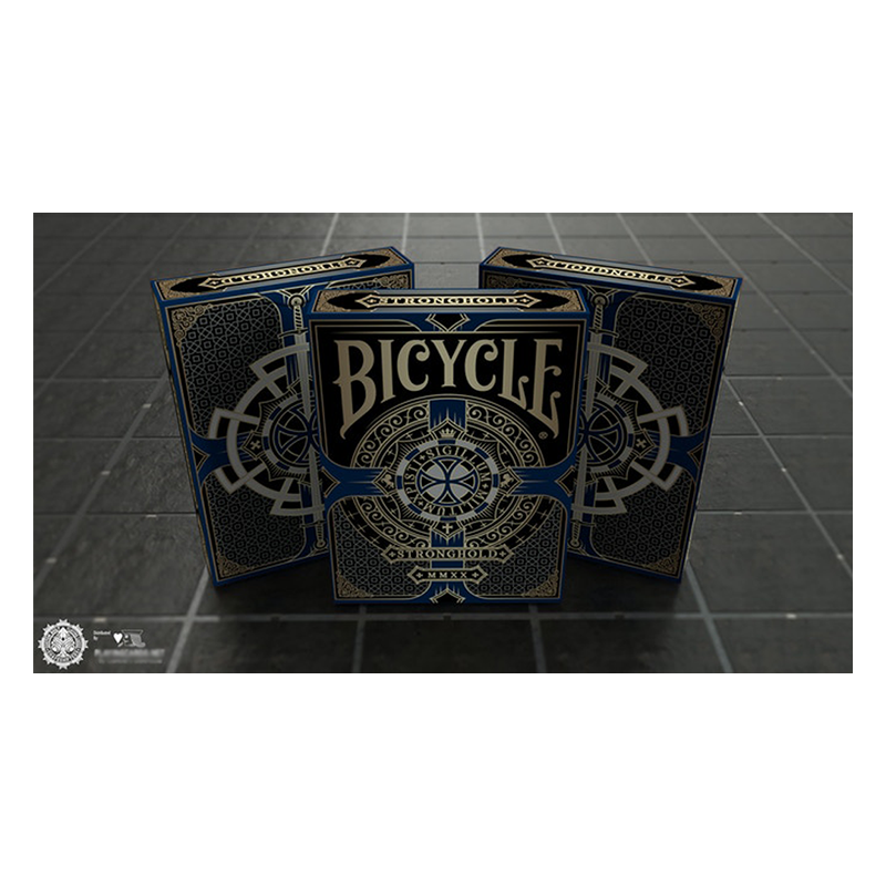 Bicycle Stronghold Sapphire Playing Cards wwww.magiedirecte.com