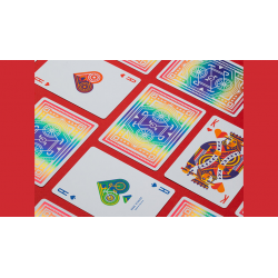 DKNG Rainbow Wheels (Orange) Playing Cards by Art of Play wwww.magiedirecte.com
