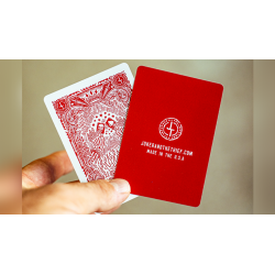 Blood Red Edition V3  Playing Cards by Joker and the Thief wwww.magiedirecte.com