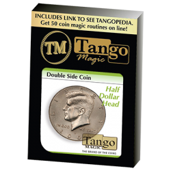 Double Side Half Dollar (Heads) (D0035) by Tango Magic - Trick wwww.magiedirecte.com
