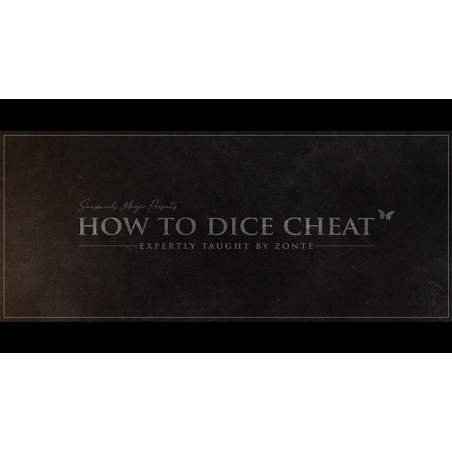How to Cheat at Dice Black Leather (Props and Online Instructions)  by Zonte and SansMinds - Trick wwww.magiedirecte.com