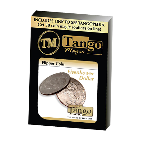 Flipper Coin Eisenhower Dollar (D0038) by Tango - Trick wwww.magiedirecte.com
