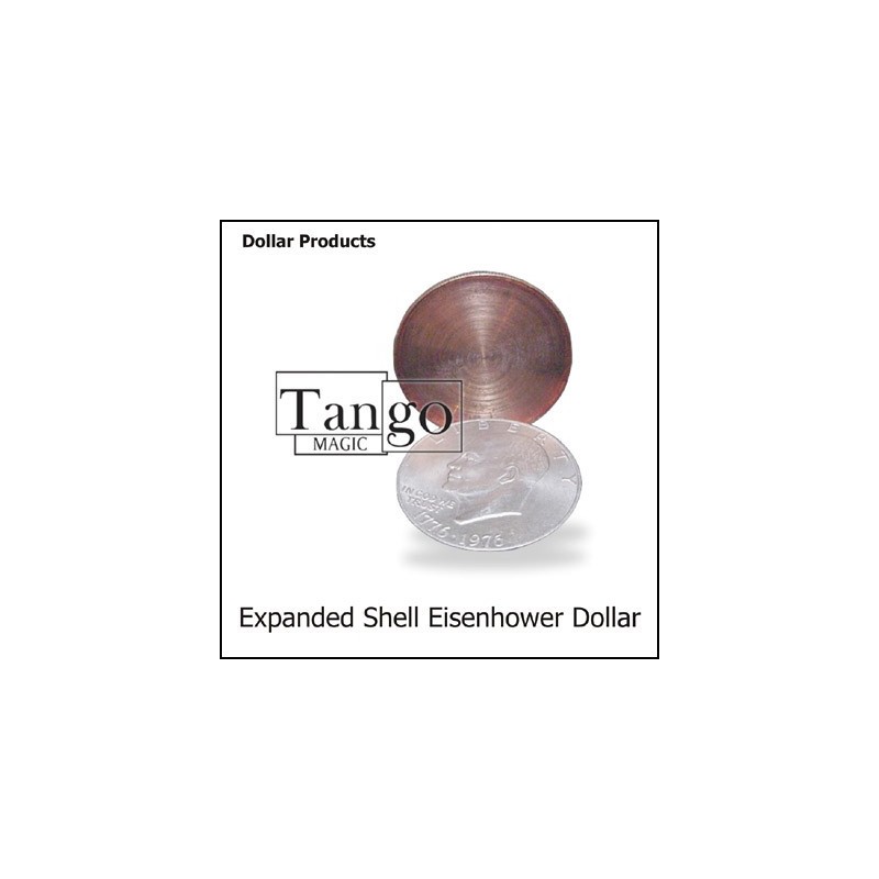 Expanded Eisenhower Dollar Shell (w/DVD)(D0009) by Tango - Trick wwww.magiedirecte.com