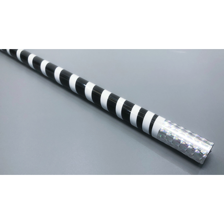 The Ultra Cane (Appearing / Metal) Black / White Stripe - Bond Lee wwww.magiedirecte.com