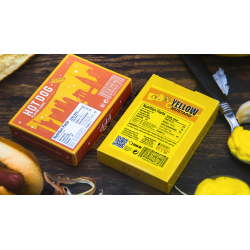 Hot Dog & Mustard Combo (Half-Brick) Playing Cards by Fast Food Playing Cards wwww.magiedirecte.com