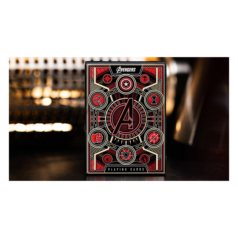 Avengers: Red Edition Playing Cards by theory11 wwww.magiedirecte.com