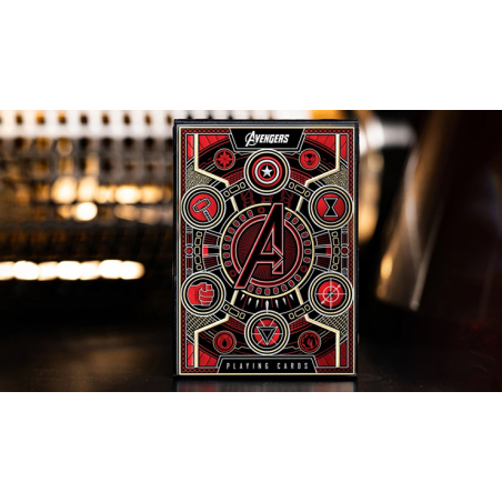 Avengers: Red Edition Playing Cards by theory11 wwww.magiedirecte.com