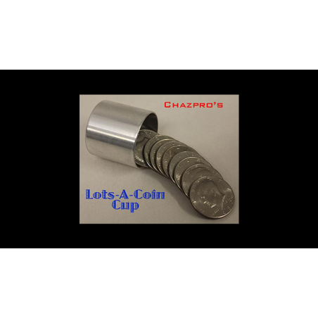 Lots-A-Coins Cup Half Dollar/ English by Chazpro Magic - Trick wwww.magiedirecte.com