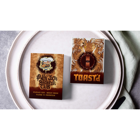 Toast'd Playing Cards by Howlin' Jack's wwww.magiedirecte.com