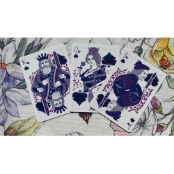 Gilded Bicycle Butterfly (Purple) Playing Cards wwww.magiedirecte.com