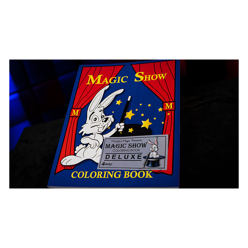 MAGIC SHOW Coloring Book DELUXE (4 way) by Murphy's Magic wwww.magiedirecte.com