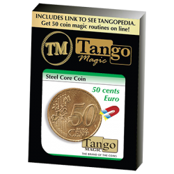 Steel Core Coin (50 Cent Euro) by Tango -Trick (E0022) wwww.magiedirecte.com