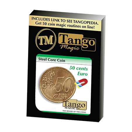 Steel Core Coin (50 Cent Euro) by Tango -Trick (E0022) wwww.magiedirecte.com