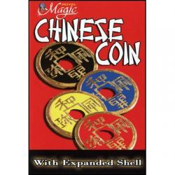 Expanded Chinese Shell w/Coin (YELLOW) - Trick wwww.magiedirecte.com