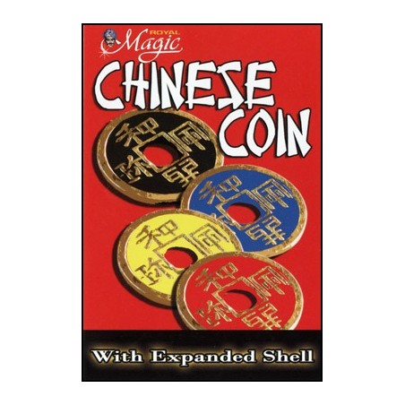 Expanded Chinese Shell w/Coin (YELLOW) - Trick wwww.magiedirecte.com