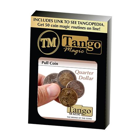 Pull Coin (D0053) (Quarter) by Tango - Trick wwww.magiedirecte.com