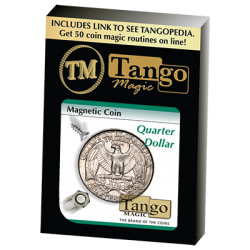 Magnetic Coin D0026(Quarter Dollar) by Tango - Trick wwww.magiedirecte.com