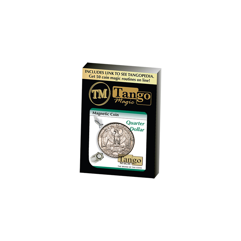 Quarter Dollar Magnetic Coin D0026 by Tango 