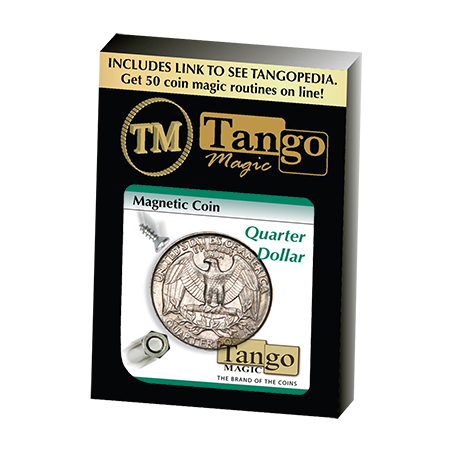 Magnetic Coin D0026(Quarter Dollar) by Tango - Trick wwww.magiedirecte.com