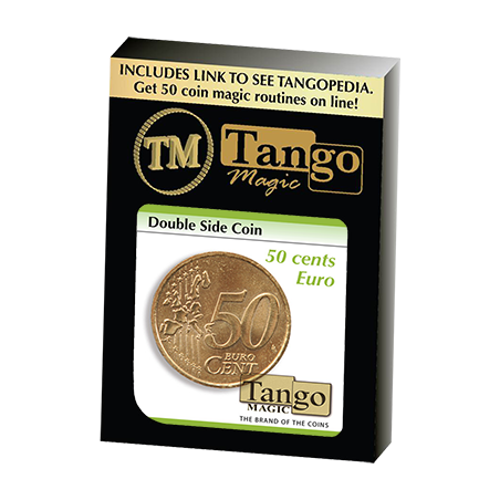 Double Sided Coin (50 cent Euro) (E0025) by Tango - Trick wwww.magiedirecte.com
