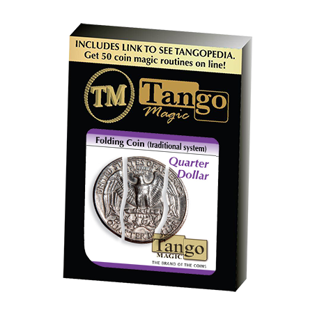 FOLDING COIN TRADITIONAL (Quarter) - Tango wwww.magiedirecte.com