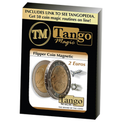 Magnetic Flipper Coin (2 Euro) by Tango- Trick (E0034) wwww.magiedirecte.com