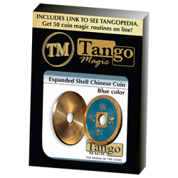 EXPANDED SHELL COIN (Chinese made in Brass Bleu) - Tango wwww.magiedirecte.com