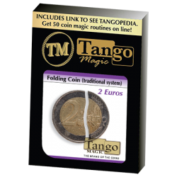 FOLDING COIN TRADITIONAL (2 Euro) - Tango Magic wwww.magiedirecte.com